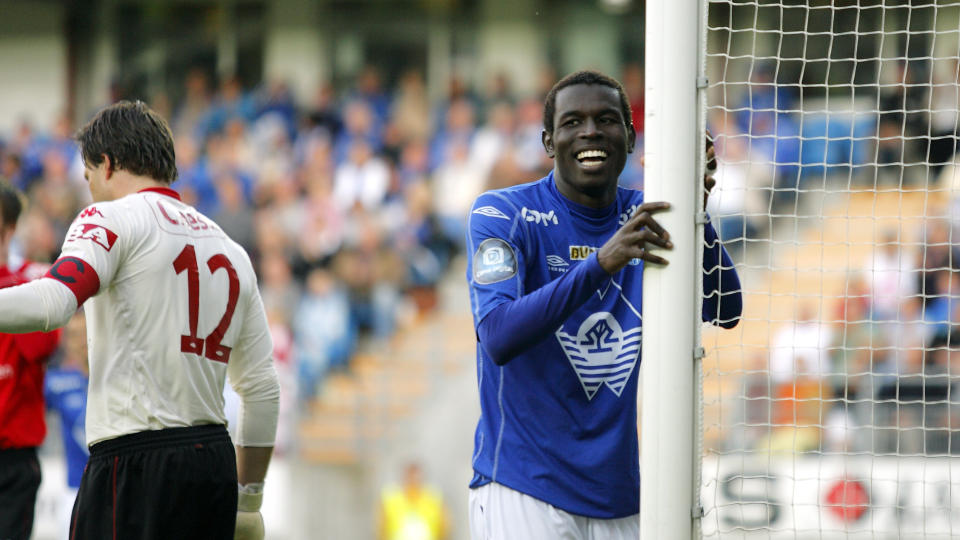 S�VNL�S: Mame Biram Diouf var p� ferie i Nice da agent Jim Solbakken ringte. Da det ble klart at United ville ha ham, fikk ikke senegaleseren sove den f�lgende natten. Foto: Svein Ove Ekornesv�g / SCANPIX