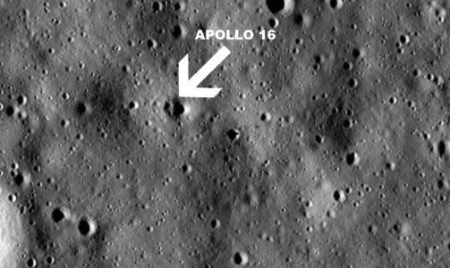 APOLLO 16: Her er Apollo 16. Foto: NASA/Goddard Space Flight Center/Arizona State University