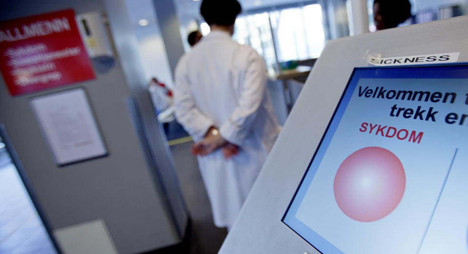 EGET ROM: Legevakten i Oslo har �pnet egne rom for unders�kelse, og eventuell testing, av personer med mistenkt influensa A (H1N1). (Svineinfluensa). Foto: Stian Lysberg Solum / SCANPIX