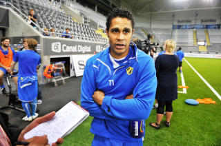 SKAL AVANSERE: Daniel Nannskog og Stab�k har et godt utgangspunkt f�r morgendagens returm�te med FK Tirana i 2. kvalifiseringsrunde til Champions League. Foto: Erik Berglund/Dagbladet