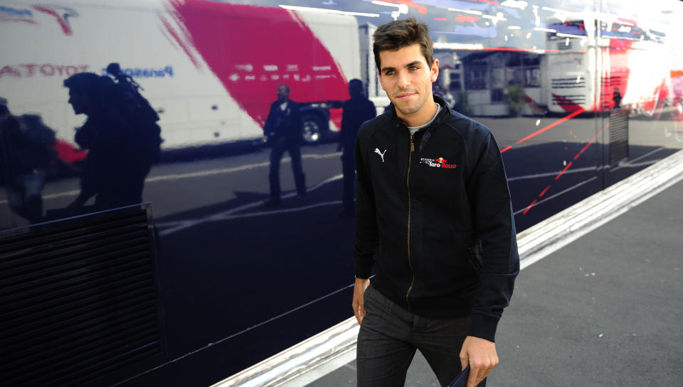 TIDENES YNGSTE: Spanske Jaime Alguersuari blir tidenes yngste formel 1-f�rer n�r han debuterer for Torro Rosso under Ungarns Grand Prix til helgen.Foto: SCANPIX/AFP PHOTO/FRED DUFOUR