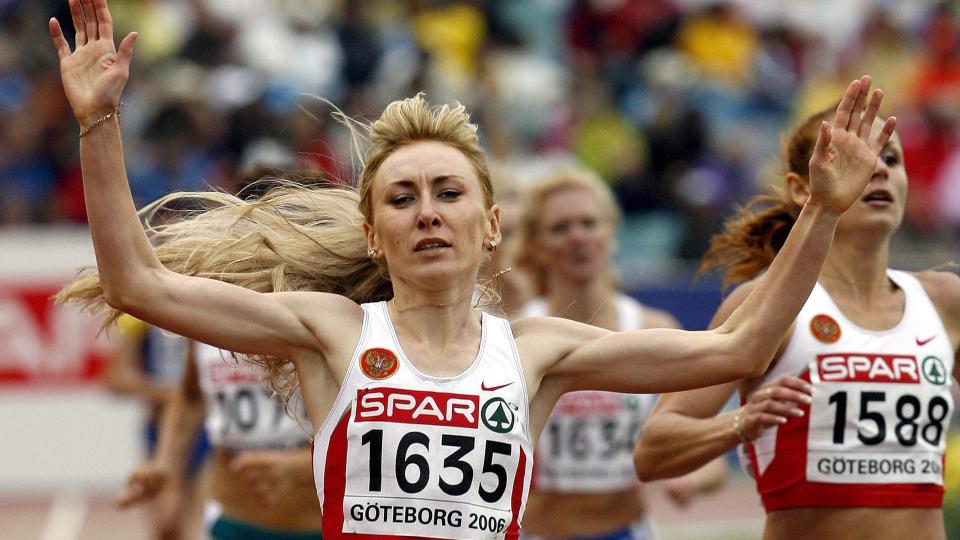 UTESTENGT: Tatjana Tomasjova, tidligere verdensmester p� 1500 meter, er en av sju russiske friidrettsut�vere som n� har blitt utestengt for doping.Foto: SCANPIX/EPA/KERIM OKTEN