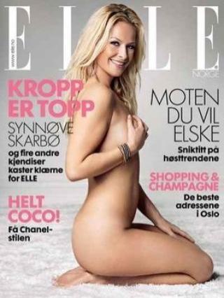 FORSIDEPIKE: Synn�ve Skarb�. Faksimile: Elle