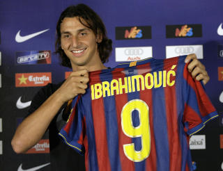 BARCELONAS NYE NIER: Zlatan Ibrahimovic. Foto: Josep Lago / AFP.