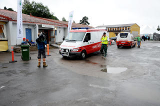 I BEREDSKAP: Norsk Folkehjelp drifter feltsykehuset p� Ekebergsletta, og et eventuelt sykdomsutbrudd er prim�rt sykehusets ansvarsomr�de. Foto: �ISTEIN NORUM MONSEN/DAGBLADET