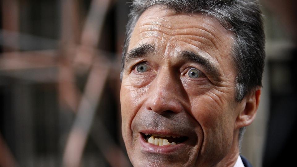 OMSTRIDT: Anders Fogh Rasmussen har v�rt omstridt, b�de for sin rolle i karikaturstriden, i sin st�tte til Irak-krigen og for sin motstand mot tyrkisk EU-medlemskap. Fredag blir han NATOs nye generalsekret�r. Foto: AP Photo/Kirsty Wigglesworth/SCANPIX