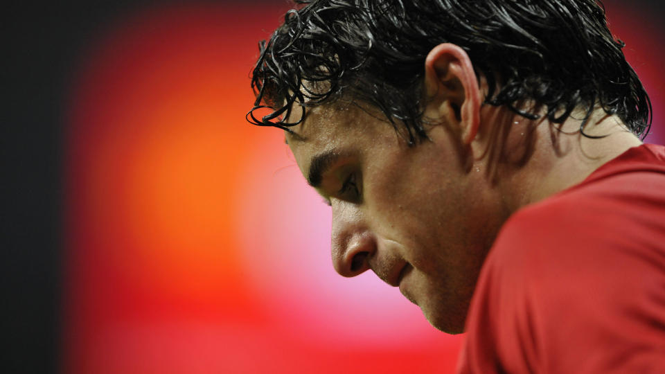 UTE TIL SEPTEMBER: Owen Hargreaves sliter fortsatt med en kneskade og er ute til september.Foto:
AFP PHOTO / Franck Fife