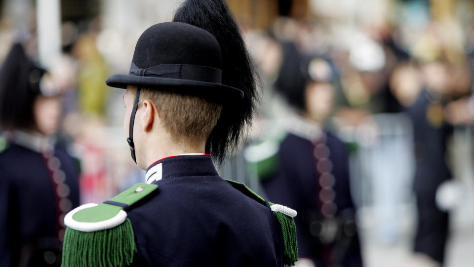 SMITTET:  En gardist har f�tt p�vist svineinfluensa, mens 18 er satt i isolat. Foto: H�kon Mosvold Larsen / SCANPIX