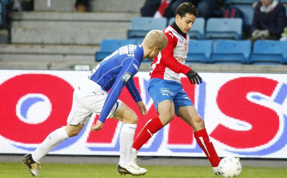 LIMBO-DANSING: Lyns Diego Guastavino er if�lge r�dgiveren ikke klar for kamp mot Brann i ettermiddag. Men if�lge fungerende trener Gunnar Halle er Guastavino frisk som en fisk.
Foto: Erlend Aas / SCANPIX