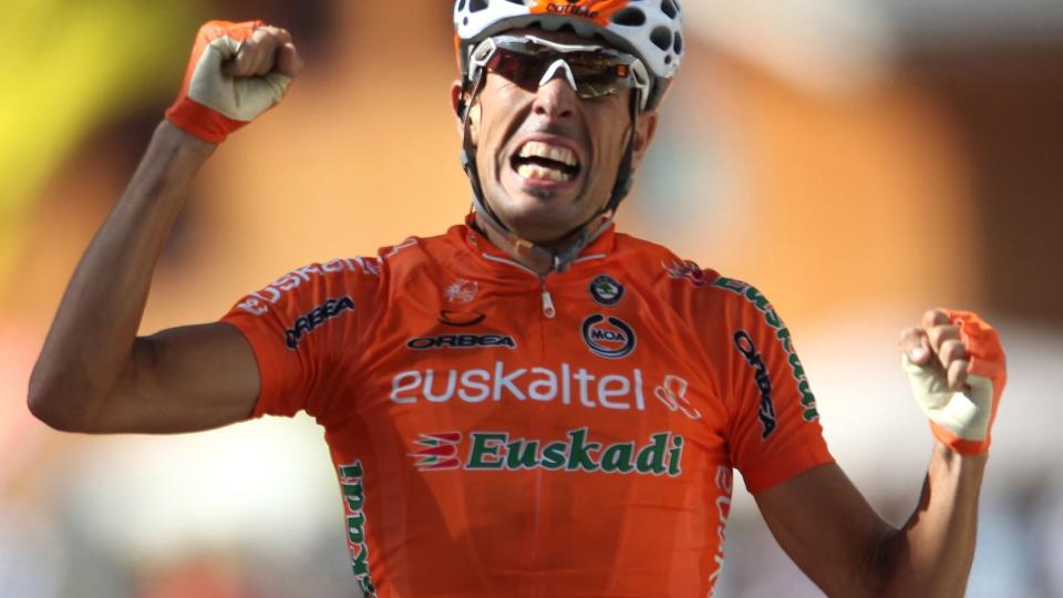 DOPTATT: Mikel Astarlozas A-pr�ve viser spor av bloddopet EPO. Spanjolen vant 16.etappe av Tour de France, men kan ende med � bli utestengt i to �r fra sykkelsporten. Foto: Ian Langdson / EPA.