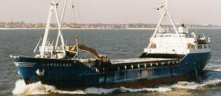 LANGELAND: Arkivfoto av bulkskipet MV Langeland, som forliste ved Kosterfjorden i Sverige fredag morgen. Langeland er et 70 meter langt lasteskip og veier 2.500 tonn. 
Foto: Myklebusthaug Management / SCANPIX