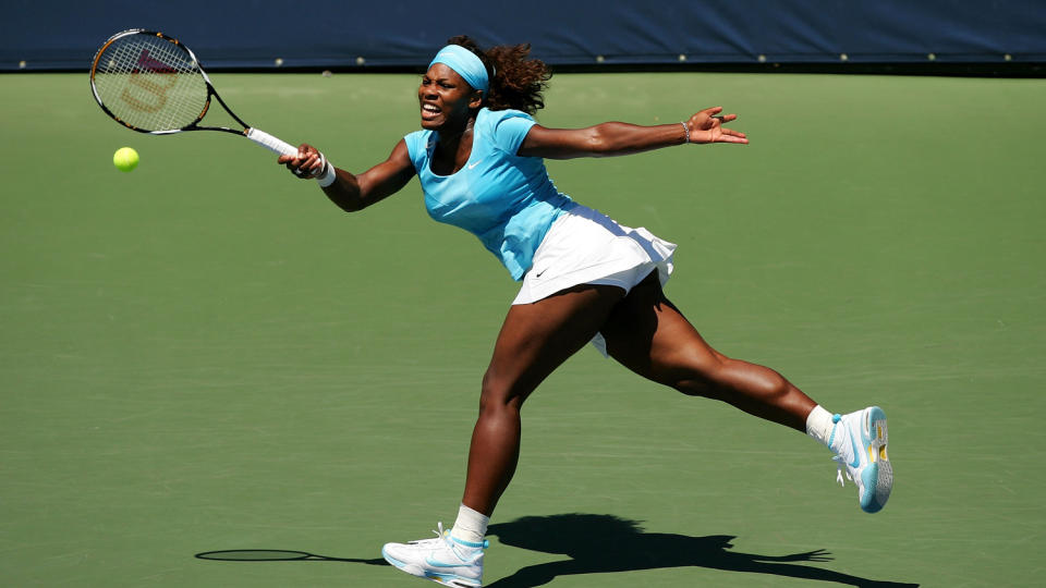 SL�TT UT:Australske Samantha Stosur sjokkerte toppseedede Serena Williams og tok seg videre til semifinale i WTA-turneringen i California fredag. Foto: AFP