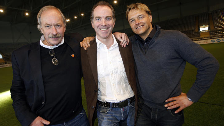 PRIMALSKRIK: Christian Paasche (i midten) skaper sportsrus. Foto: Lise �serud / SCANPIX