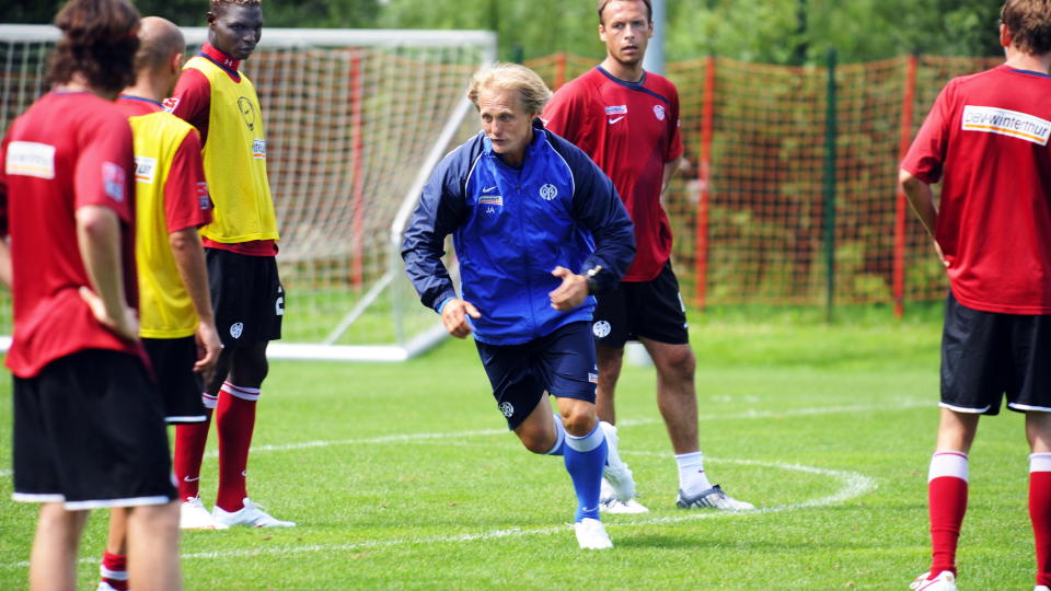 FERDIG: J�rn Andersen under treningsleir med Mainz i �sterrike i juli. N� er nordmannen ferdig i klubben.Foto: Erik Berglund / Dagbladet