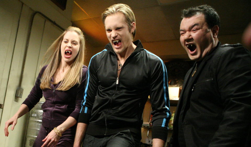 NY SUPERS�NDAG: Vampyrene i �True Blood� skal danne HBOs gullrekke p� s�ndager sammen med �Entourage� og �Hung�. Foto: HBO