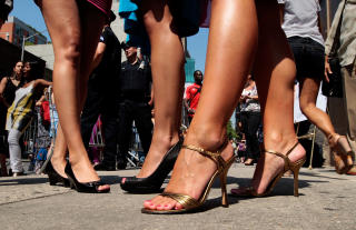 MANGE FINE SKO: I Sex and the City-k�en. Chris Hondros/Getty Images/AFP