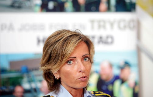 SPARSOMME OPPLYSNINGER: Politiinspekt�r Hanne Kristin Rohde ville ikke si hva som har kommet fram under avh�ret av de to drapssiktede etter T�yen-drapet. Her p� pressekonferansen p� Politihuset i Oslo i kveld. Foto: Stian Lysberg Solum / SCANPIX