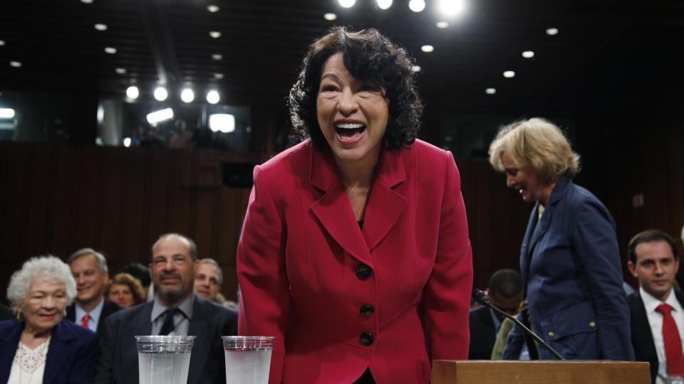 HISTORISK:  Sonia Sotomayor ble torsdag USAs f�rste h�yesterettsdommer med latinamerikansk bakgrunn.  Foto:  REUTERS/Jason Reed /Scanpix