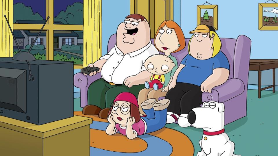 IKKE EN HELT VANLIG FAMILIE: Family Guy er en av verdens mest popul�re animerte tv-serier, og styrer sjelden unna kontroverser. Foro: AP Photo/FOX/Scanpix