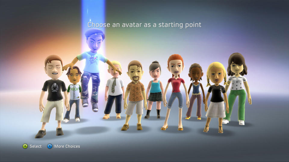 IKKE AKKURAT FEITE: Her er et knippe avatarer fra Xbox 360. Foto: MICROSOFT