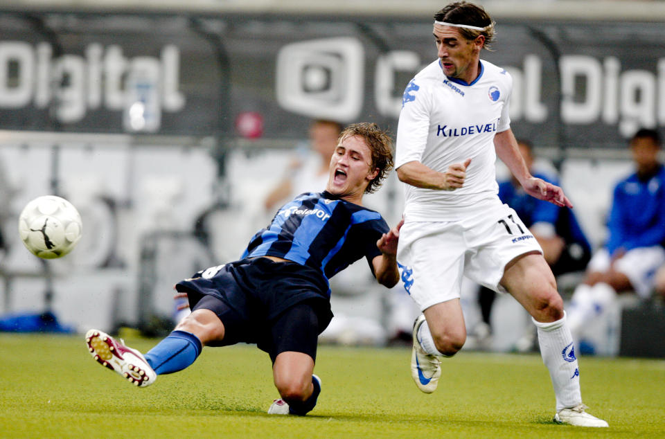 GLEDER SEG: Stab�ks talentfulle midtstopper Thomas Rogne imponerte stort mot FC K�benhavn og Cesar Santin. 19-�ringen ser med forventning fram mot m�tene med Valencia med stjernespiss David Villa i spissen.Foto: Stian Lysberg Solum / SCANPIX