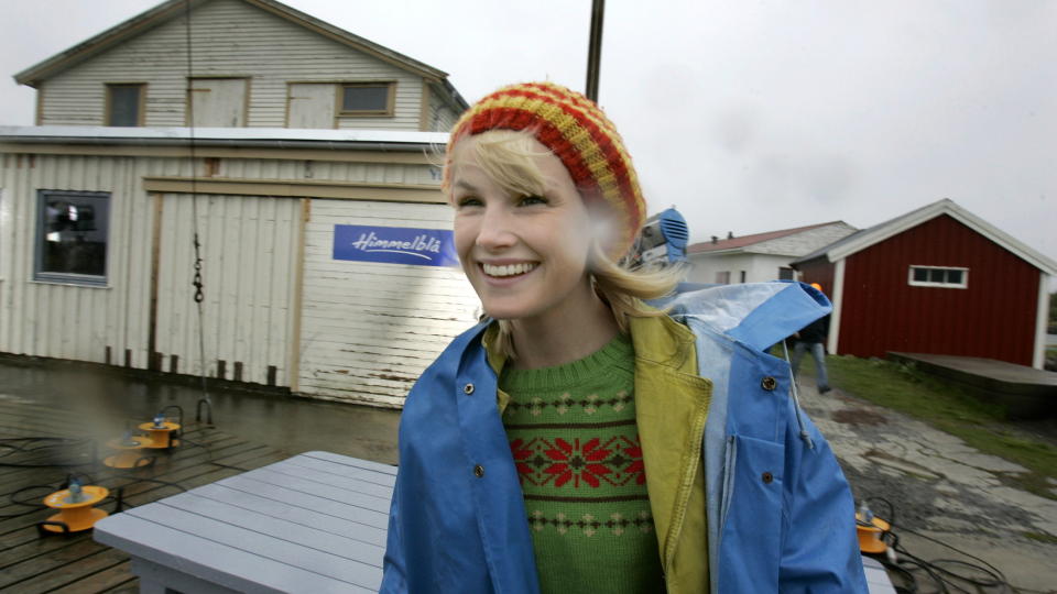 NYE �HIMMELBLŻ: 12 kommuner har lyst til � bli opptakssted for den neste lange dramaserien NRK planlegger � lage etter �Himmelbl� med blant andre Lena Kristin Ellingsen. Foto: Tom E. �sthuus.