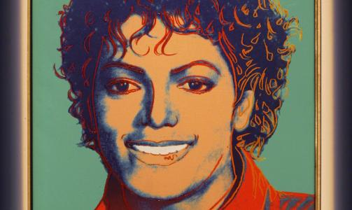  UTSTILT:  Andy Warhols gr�nne portrett av Michael Jackson stilles ut i O2-senteret i London. Foto: AP/ SCANPIX