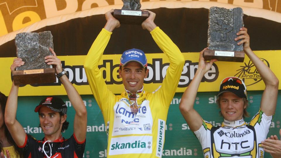 GJORDE JOBBEN: Edvald Boasson Hagen (t.h.) leverte et str�lende Polen Rundt og ble nummer tre sammenlagt etter blant annet to etappeseirer. Dermed sikret nordmannen full VM-kvote p� ni ryttere, men den kommer neppe til � bli brukt opp.Foto: SCANPIX/EPA/JACEK BEDNARCZYK
