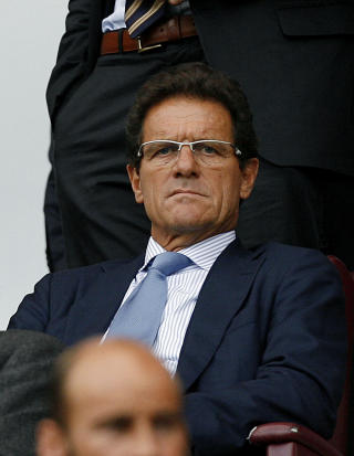 IMPONERT: England-sjef Fabio Capello. Foto: Glyn Kirk / AFP.