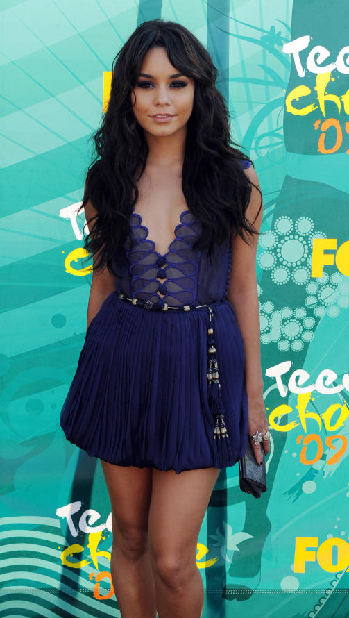 HAVBL�: Vanessa Hudgens var p� plass.