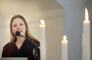 - UFATTELIG: leder for Norsk skuespillerforbund, Agnete Haaland er ikke n�dig i sin dom over rollebesetningen av presten i Rome og Julie.
Foto Heiko Junge / SCANPIX