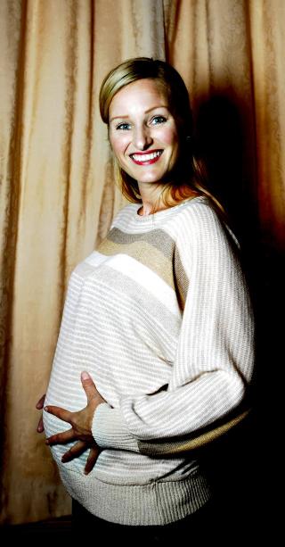 GRAVID: SVs profilerte stortingsrepresentant, Inga Marte Thorkildsen, venter barn i desember. Foto: Thomas Rasmus Skaug