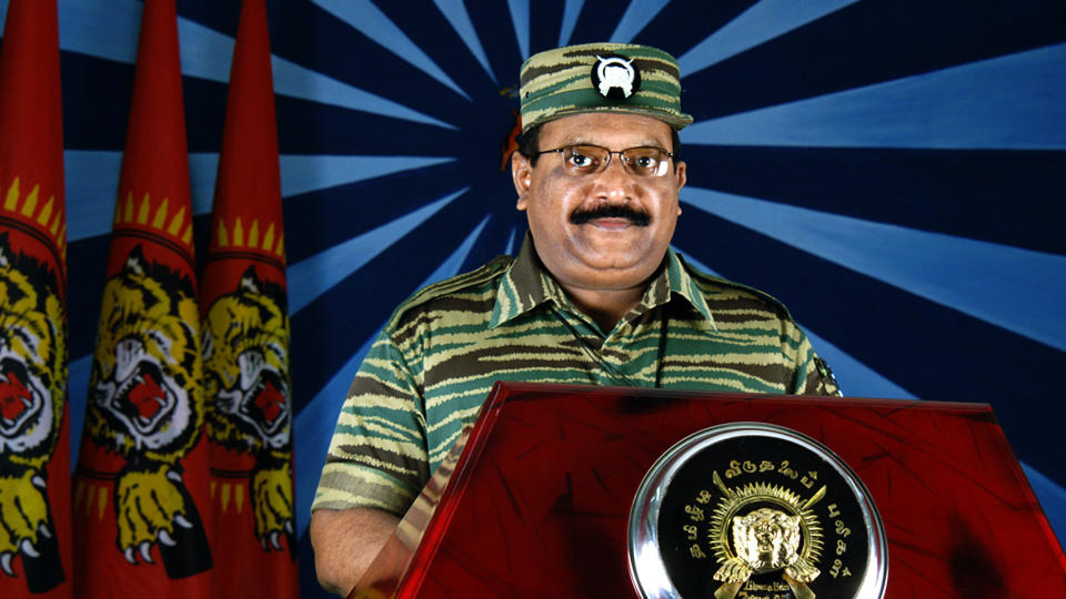 TRENGER NY LEDER: Den tidligere lederen for Tamiltigrene, Velupillai Prabhakaran, ble skutt og drept i mai da han fors�kte � flykte fra fremrykkende regjeringsstyrker. N� kan en tamil bosatt p� vestlandet bli ny leder for organisasjonen. Foto: AFP