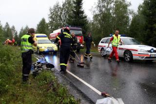 HURDAL: Ulykken skjedde i Hurdal i Akershus, ikke langt fra Hurdal skisenter. Foto: Dan �ge Hansen