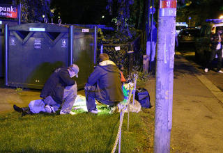 BEVISSTL�S: Kvinnen ble funnet livl�s p� ei seng inne i leiligheten p� Frogner. Foto: TRULS GRANDE