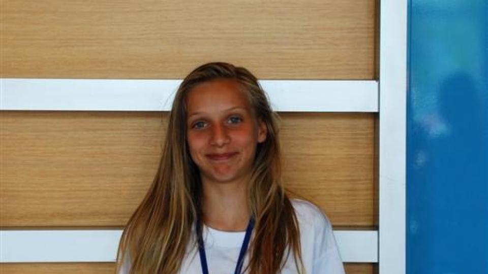 BLOGGER:Iselin (10 1/2) og fire andre barn fra Milj�agentene er i S�r-Korea p� barnas klimakonferanse. Foto: Milj�agentene.