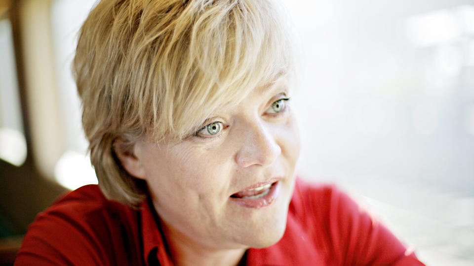 BRUTTE L�FTER: Kristin Halvorsen har f�tt mye kritikk for � ha mislykkes i sin fattigdomspolitikk. I dag valgte SV-lederen og si unnskyld til Norges fattigste. Foto: KRISTIAN RIDDER-NIELSEN