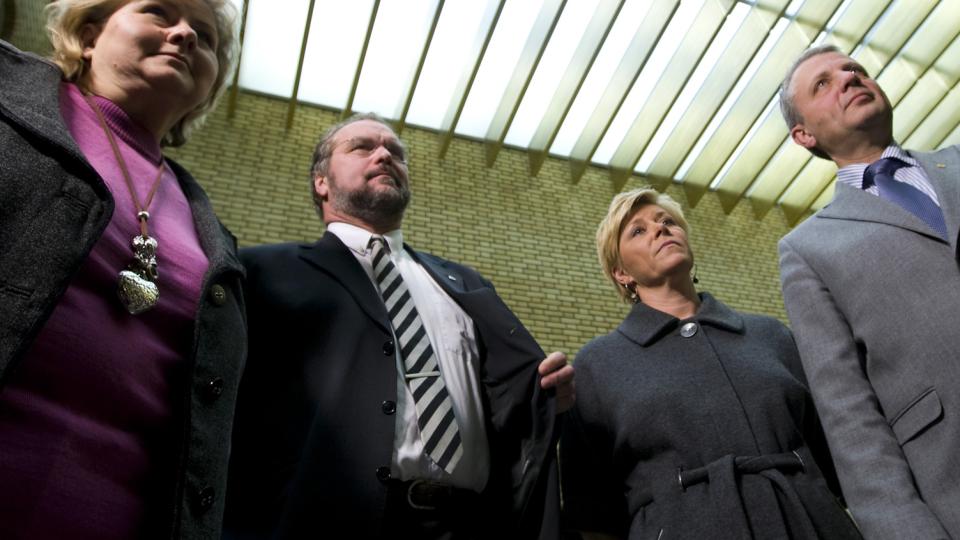 ENIGE: De fire partiene p� ikke-sosialistisk side er enige om � avvikle de regionale helseforetakene. 
Foto: Heiko Junge / SCANPIX