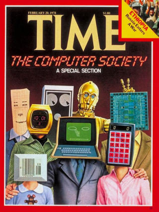 �RET VAR 1978: Time Magazine kj�rte en forside om dataalderen i 1978, �ret da filmsatsparagrafen ble spikret i Arbeidsretten. Skjermterminalene hadde kommet.