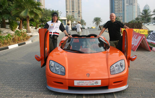 FARTSVIDUNDER: Eker sammen med Christian von Koenigsegg fra f�rstnevntes oppkj�p i 2005. Foto: LEIF STANG/DAGBLADET