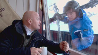TO MOT TO: Finken og Aamodt har f�tt hver sin kjendis.
