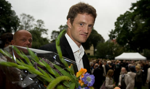  VANT PRIS:  Thure Erik Lund. Foto: Glenn Svendsen