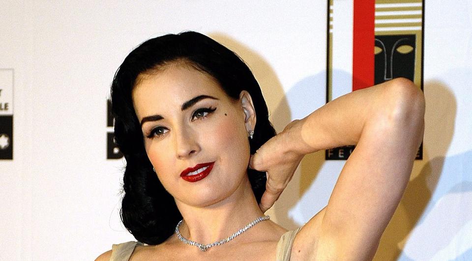 Ny bok neste �r fra danseren Dita Von Teese. Foto: EPA/BARBARA GINDL