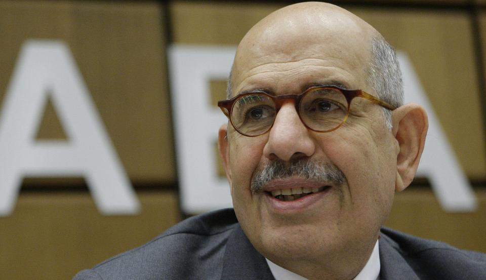 International Atomic Energy Agency IAEA Director General Mohamed ElBaradei attends a board of Governors meeting at Vienna's UN headquarters June 15, 2009.  REUTERS/Herwig Prammer (AUSTRIA POLITICS ENERGY)