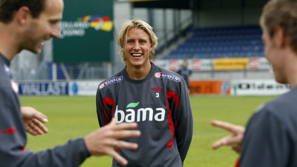 USIKKKER: Per Ciljan Skjelbred p�dro seg en skade p� dagens trening. Her er RBK-spilleren p� samling for Nederland-kampen i juni. Foto: Erlend Aas / SCANPIX