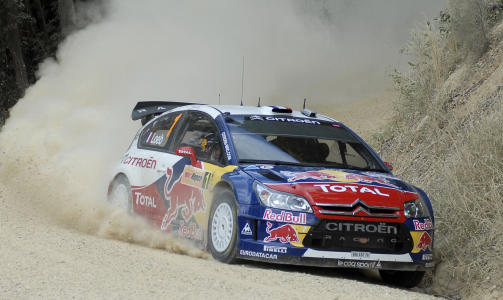 NY BIL: Petter Solberg f�r n� tilgang p� fjor�rsutgaven av bilen regjerende verdensmester Sebastien Loeb bruker denne sesongen.Foto: SCANPIX/AP Photo Jeremy Roger
