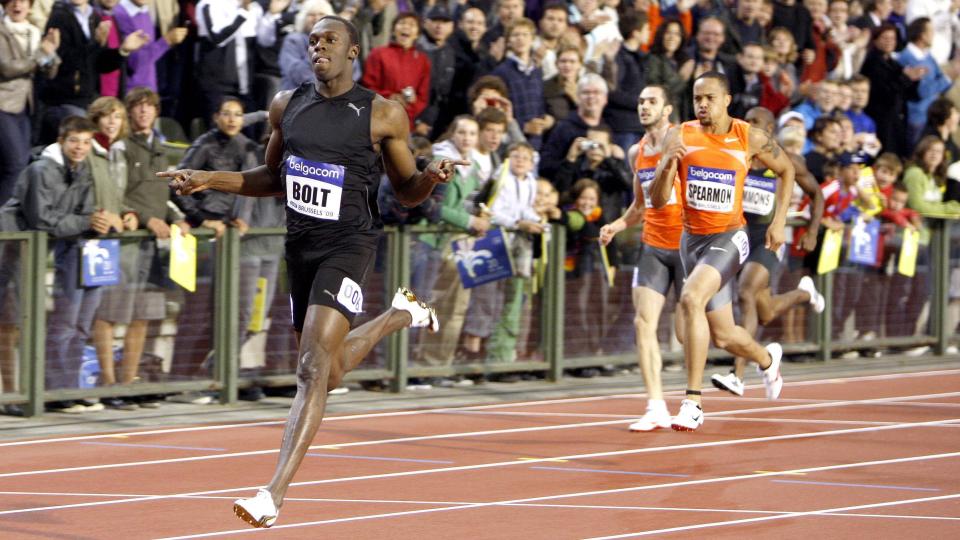 VANT I BRUSSEL: Usain Bolt vant 200 meter i Golden League-strevnet i Belgia fredag. N� trekker han seg fra stevner i Asia. Foto: REUTERS/Francois Lenoir