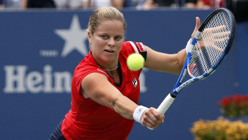 IMPONERER: Belgiske Kim Clijsters gj�r det stort i sitt comeback�r etter to sesonger uten tennis. Foto: SCANPIX/AP/Kathy Willens