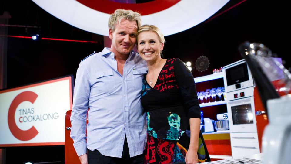 GOD KJEMI: Mellom Gordon Ramsay og Tina Nordstr�m. Foto: STELLA PICTURES