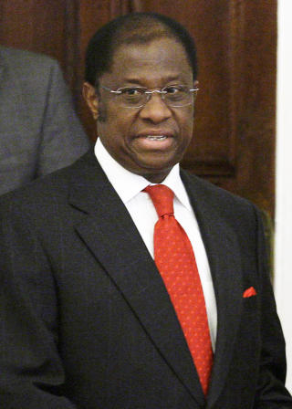 MOTPART: Alexis Mwamba, Kongos utenriksminister, ga tidligere i dag garantier for at Moland og French ikke vil bli henrettet, trass i at de er dømt til døden i Kisangani. Foto: IVAN SEKRETAREV/AP/SCANPIX MOTPART: Alexis Mwamba, Kongos utenriksminister, ga tidligere i dag garantier for at Moland og French ikke vil bli henrettet, trass i at de er dømt til døden i Kisangani. Foto: IVAN SEKRETAREV/AP/SCANPIX